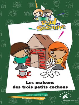 cover image of Les maisons des trois petits cochons